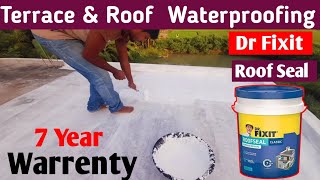 Dr Fixit ROOFSEAL Apply Process  Terrace Waterproof Chemical [upl. by Analram631]