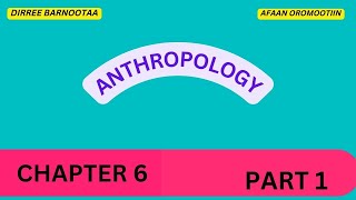 Anthropology Chapter 6 Part 1 Indigenous and Local Governanc in Afaan Oromoo [upl. by Groveman755]