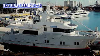 HULL 1 Of The BERING 72 Is LAUNCHED [upl. by Letsyrc]