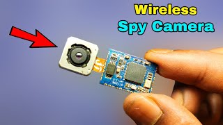 How To Make Wireless Spy Camera at Home [upl. by Nirrep585]