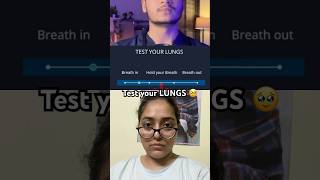 Test your LUNGS medical medicine lungs testing [upl. by Ahsiekat]