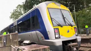 Jordanstown Station Level Crossing  County Antrim 17082024 [upl. by Cohl]