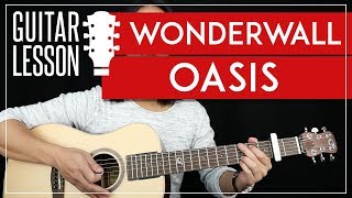 Wonderwall Guitar Tutorial  Oasis Guitar Lesson 🎸 Easy Chords  Guitar Cover [upl. by Cooper320]