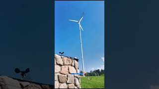 Zonhan 5kW wind turbine is high energy conversion efficiency low noise operation and durability [upl. by Neddie]