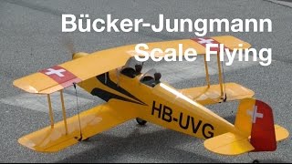 Bücker Jungmann  Scale Flying [upl. by Martelli155]