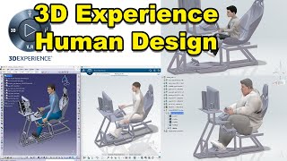 3D Experience CATIA V5 Human Manikin customization [upl. by Cordova]