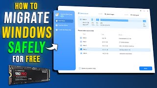 How to SAFELY MIGRATE WINDOWS to SSD for FREE  Easy Tutorial [upl. by Niatirb]