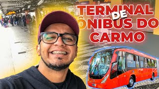 TERMINAL DE ÔNIBUS DO CARMO  ÔNIBUS EM CURITIBA  TODOS OS ÔNIBUS QUE PASSA NESSE TERMINAL [upl. by Wolbrom84]