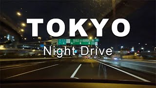 4K Tokyo Night Drive From Haneda Airport to the Heart of the City  Spectacular Night Views [upl. by Christabelle]