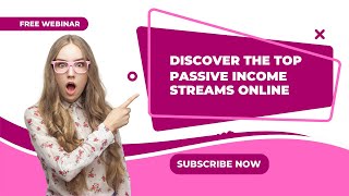 Discover the Top Passive Income Streams Online  The Busines Lady [upl. by Senoj]