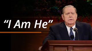 “I Am He”  Jeffrey R Holland  October 2024 General Conference [upl. by Marci316]