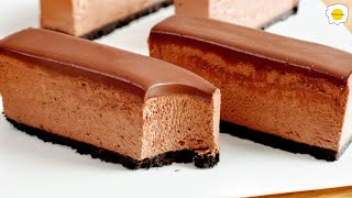 Chocolate Mousse No Oven no bake No Gelatin Chocolate Mousse 奥利奥巧克力慕斯 无需烘焙 无烤箱 [upl. by Chandal]