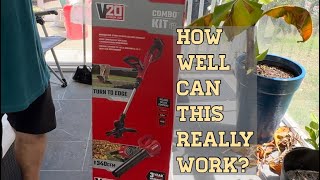 Unboxing The Craftsman Battery Operated Weedeater and Blower ￼ [upl. by Ydnec307]