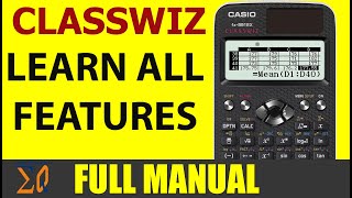 Getting Started with CASIO FX991EX FX570EX CLASSSWIZ Full Manual learn all features [upl. by Allin472]