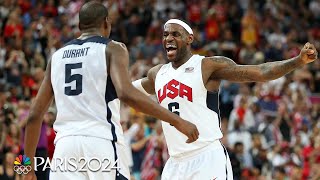 LeBron James US stars hope to grow Olympic legacy in Paris  NBC Sports [upl. by Werby]