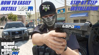 How to install LSPD First Response 049 into GTA 5  MODS  2022 Updated tutorial  LSPDFR [upl. by Marcelia]