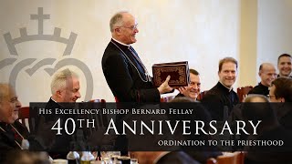 Bishop Fellay 40th Anniversary of Ordination [upl. by Eerised]