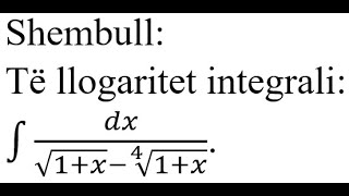 Detyra 20  Matematikë Integral i pacaktuar [upl. by Acirretahs]