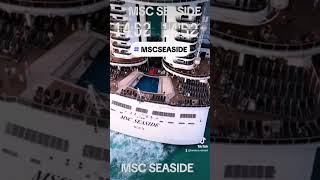 MSC SEASIDE neiperte perte cruiseship cruise titani mare c viaggio [upl. by Goltz]