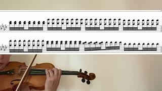 Vivaldi Winter violin tutorial 2nd part from 1st movementsheet musicclose upperformance tempo [upl. by Nahama]