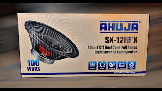 AHUJA SK12FR®X PROFESSIONAL PA SPEAKER UNBOXING amp REVIEW [upl. by Merle]