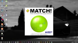 How to do Rietveld refinement using Match crystal Impact [upl. by Moguel]