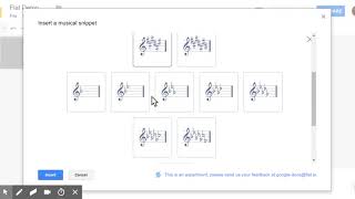 How to Use Flat Music Notation Google addon for Slides or Docs [upl. by Klara]