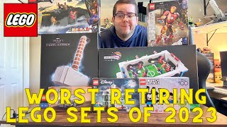 Top 10 Worst Retiring LEGO Sets of 2023 Bad Investment [upl. by Farrica349]