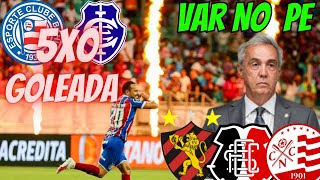 🔥BAHIA GOLEIA MAIS UM NO BAIANO BAHIA 5X0 ITABUNA 📺 VAR NO PERNAMBUCANO CONFIRMOU O PRESIDENTE [upl. by Liva]