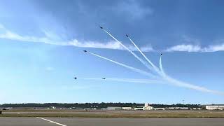 US Air Force Thunderbirds Perform Breakout at Alaska 2024 Arctic Thunder Sir Show [upl. by Adnac857]