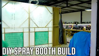 Workshop Build  Building The Spray Booth [upl. by Euqilegna]