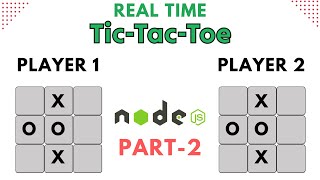 Make a real time multiplayer game  Real time TicTacToe  Socketio Tutorial  Part 2 [upl. by Elaval]