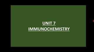 IMMUNOCHEMISTRY [upl. by Esela]