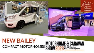 Motorhome amp Caravan Show 2023 Pt1  NEW Bailey COMPACT Motorhomes [upl. by Leinod]