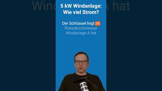 5 kW Windkraft Wie viel Strom [upl. by Mungam]