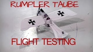 Ultra Micro Rumpler Taube Build Flight Testing [upl. by Amzu]