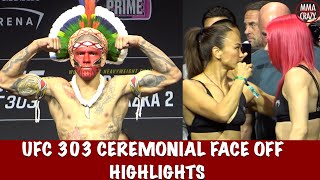 Full UFC 303 Ceremonial FACE OFF Highlights [upl. by Bekha148]