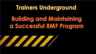 TU Building and Maintaining a Successful RMF Program [upl. by Sandye]