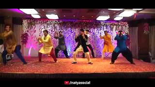 Zingaat Sairat  Indian Wedding Dance  Natya Social [upl. by Ailerua]