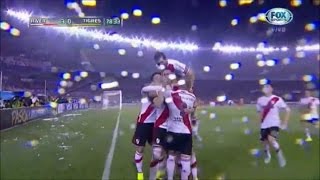 River Plate 3  0 Tigres Copa Libertadores 2015 [upl. by Whetstone144]