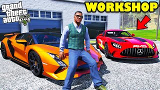 Franklin Bought Ultra Luxury And Most Expensive Supercars In His Workshop GTA 5 [upl. by Ibmat]