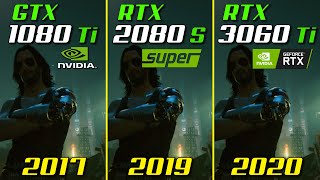 RTX 3060 Ti vs RTX 2080 Super vs GTX 1080 Ti [upl. by Surovy]