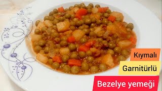 Bezelye Yemeği kıymalı garnitürlü 👌 Enfes bir tarif [upl. by Allayne]