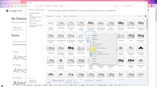 Neue Schriftart installieren – WindowsTutorial [upl. by Lednic]