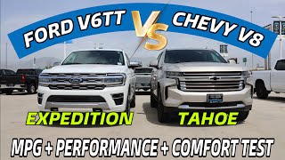 2023 Chevy Tahoe High Country VS Ford Expedition Platinum Test Which Luxury SUV Performed The Best [upl. by Ellinger]