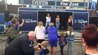 LECKY LEGS EVERTON FANZONE [upl. by Ahtiek]