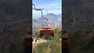 GTA V Dangerous Stunt on Mount Chiliad 😍 gta shorts viral short [upl. by Frederico]