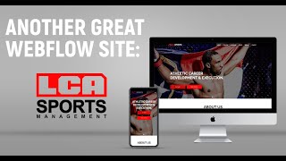 Sports Management Webflow Website by Red Shark Digital [upl. by Lemahs254]