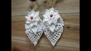 Aretes en crochet paso paso Modelos fantásticos [upl. by Amzaj]