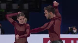 Gabriella Papadakis Guillaume Cizeron  20220325  World Championship Rythm Dance [upl. by Fini674]